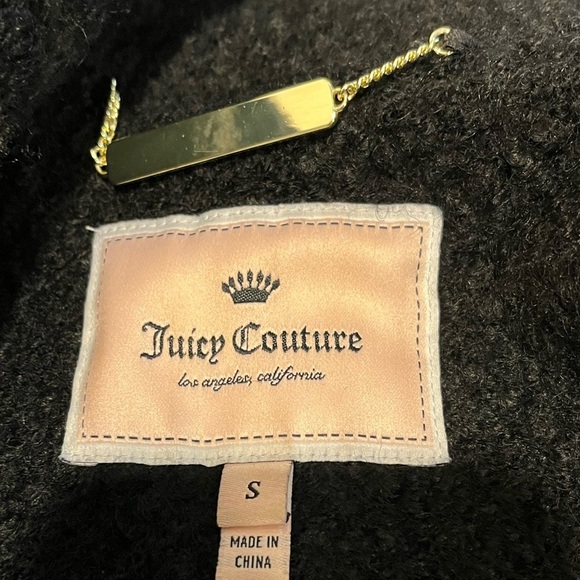 📍🖤 Black wool-blend moto jacket – Juicy Couture – Size S🖤 - Picture 2 of 10